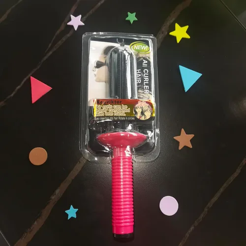 Miniatura 9 de Herramienta para peinar el cabello rizado, peine de rollo de 17 dientes, rojo rosa+negro, cepillo profesional para peluquería para uso doméstico