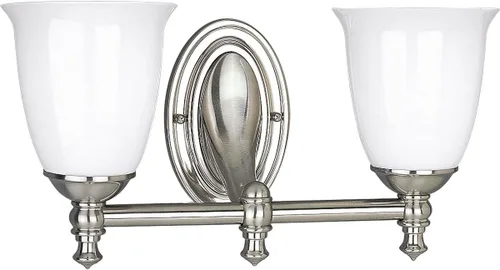 Miniatura 6 de Progress Lighting P3027-15 Victorian Bath & Vanity, 5-5/8 pulgadas de ancho x 8-1/2 pulgadas de alto, cromo Cromo pulido