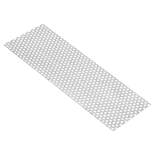 PATIKIL Hoja perforada de acero inoxidable 304 de 11.8 x 4 pulgadas, agujero de 0.2 pulgadas 19GA expandido de malla metálica para rejilla de