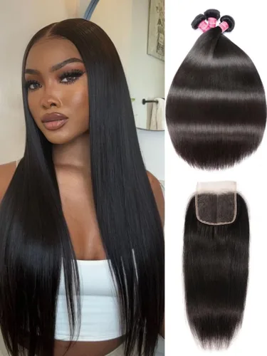 Miniatura 12 de Beauty Forever Yaki - Extensiones de cabello humano virgen mongol sin procesar, grado 12A, 3 paquetes de cabello humano virgen mongol sin procesar