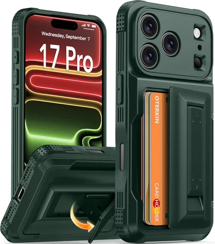 Miniatura 17 de Oterkin Funda tipo cartera para iPhone 17 Pro Max [4-5 tarjeteros] [soporte de soporte] [protección completa de la cámara] [bloqueo RFID] iPhone 17