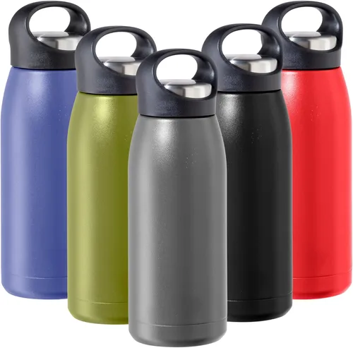 Miniatura 15 de OGGI Freestyle - Botella de agua aislada de acero inoxidable, doble pared aislada al vacío, termo de viaje, 23 onzas (23.0 fl oz), color negro