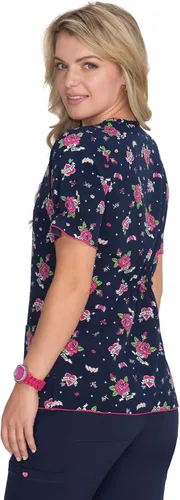 Miniatura 2 de KOI Betsey Johnson B126PR - Camiseta médica Canola para mujer