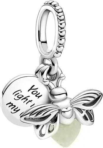 LENDPLEX 925 Sterling Silver Charms Beads Fit for Pandora Bracelets Pendants Necklace and DIY Jewelry Gifts for Women Girls.