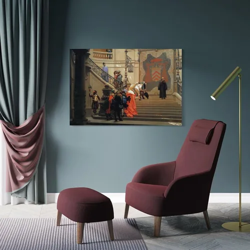 Miniatura 4 de L Eminence Grise-Jean Leon Gerome Picture Print Canvas Poster Wall Paint Art Posters Decor Modern Home Artworks 12x18inch(30x45cm)
