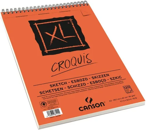 Miniatura 3 de Canson Cuaderno de bocetos en espiral A3 de 120 páginas