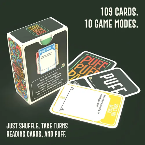 Miniatura 4 de El juego de cartas para fumetas con 109 curiosidades divertidas, iniciadores de conversación, ¿prefieres y más?