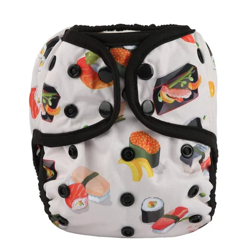 Miniatura 11 de Pañal para bebé, talla única, 8 libras a 36 libras (búho conejo zorro)