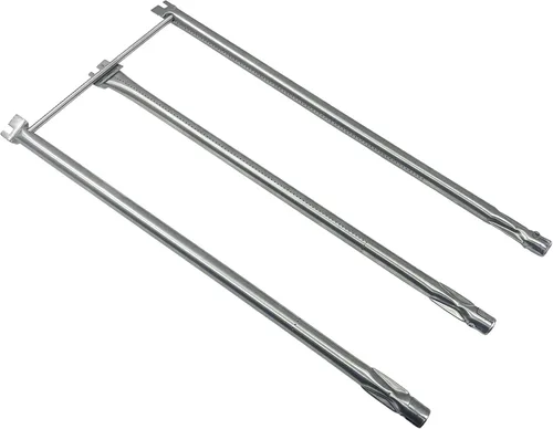 Miniatura 13 de Kit DG271 - Barras aromatizantes de acero porcelánico 7635 de 15.3 pulgadas y tubos de quemador de parrilla de acero inoxidable 69785 para Weber