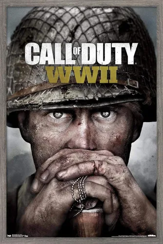 Miniatura 7 de Trends International Call of Duty: WWII - Póster de pared Key Art, 22.375 x 34 pulgadas, versión premium sin marco