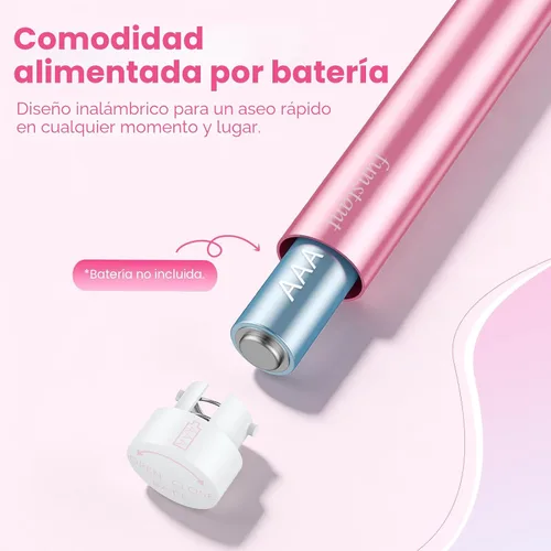 Miniatura 6 de Recortador de cejas mejorado, maquinilla de afeitar eléctrica de precisión para mujer, removedor de vello facial operado por batería con peine, sin