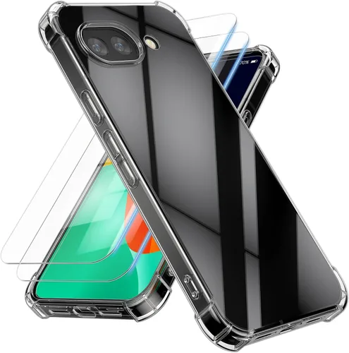 Miniatura 13 de kwmobile Funda compatible con Google Pixel 3a - Funda transparente suave delgada y flexible TPU Funda protectora para teléfono - Transparente