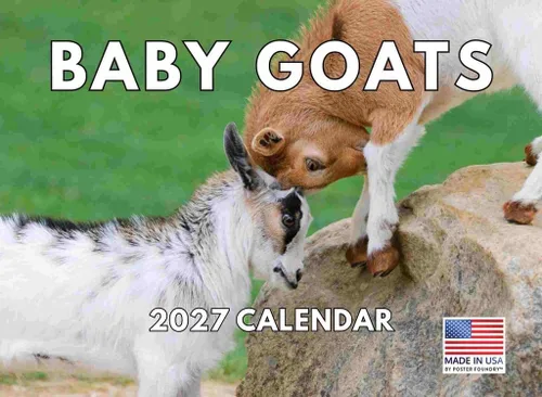 Miniatura 165 de Calendario alpaca 2026, calendario mensual de pared de 12 meses Hecho en Estados Unidos.