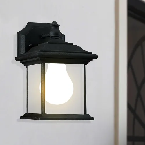 Miniatura 2 de Sea Gull Lighting Generation 89101-12 - Farol de pared transitorio para exteriores de Seagull-Wynfield Collection en acabado negro, 10 pulgadas