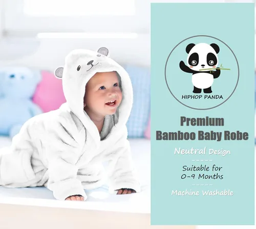 Miniatura 2 de HIPHOP PANDA Baby Robe for 0-9 Months