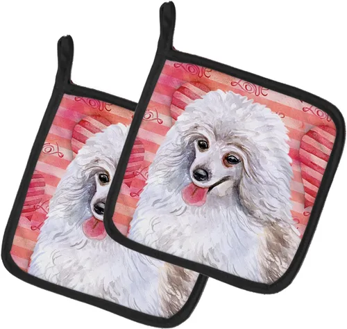 Miniatura 98 de Caroline's Treasures BB9655PTHD - Juego de soportes para ollas de cocina resistentes al calor, almohadillas calientes para horno, 7 1/2 x 7 1/2