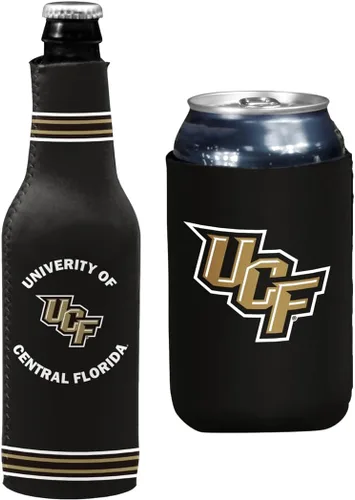 Miniatura 32 de College Team Color Logo Can & Bottle Holder Insulator Beverage Cooler Set