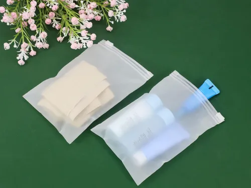 Miniatura 5 de Paquete de 50 bolsas pequeñas con cierre resellable esmerilado, 3.8 x 5.9 pulgadas, bolsas deslizantes de plástico de 5 mil de grosor con orificio