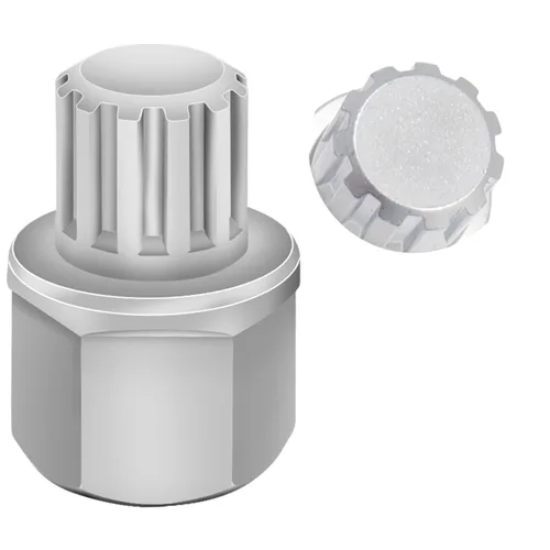 Miniatura 25 de Llave de tuerca de bloqueo de rueda de 11/15PT compatible con BMW, enchufe de tuerca de bloqueo de rueda AdaPTer, herramienta de extracción