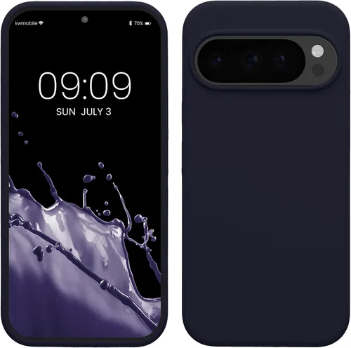 Miniatura 184 de kwmobile Funda Compatible con Google Pixel 6 Pro - Funda de Teléfono de Silicona TPU con Acabado Suave - Azul Caribe