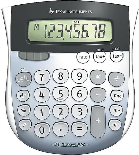Miniatura 2 de Texas Instruments TI-1795 SV calculadora de función estándar, Plateado