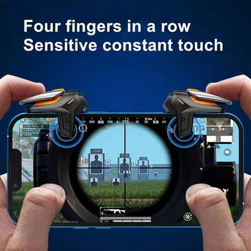 Miniatura 4 de Leprato Controlador móvil, disparador de juegos móviles, joystick compatible con teléfonos Android iOS, regalos para hombres, mujeres, amantes