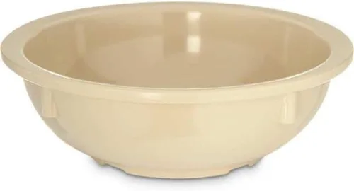 Carlisle FoodService Products - Tazón reutilizable de plástico Kingline Nappie para hogar y restaurante, de melamina, 10 onzas, color canela