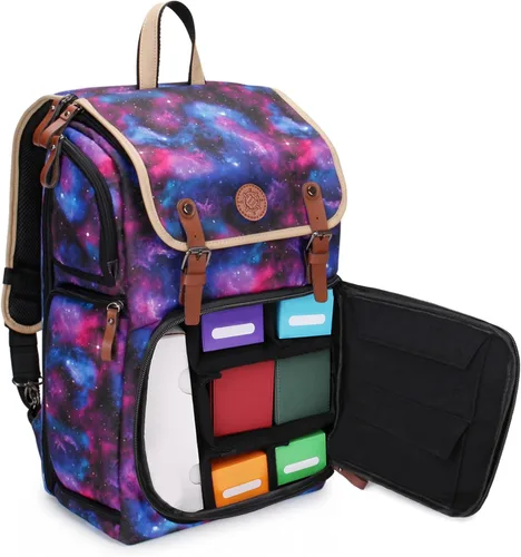 Miniatura 12 de ENHANCE Designer Edition - Mochila TCG – MTG Deck Bag carpeta de tarjetas, almacenamiento de caja de cubierta TCG, soporte para tapete de juego MTG