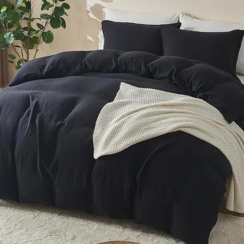 Miniatura 23 de EMME Muslin Cotton Duvet Cover Set