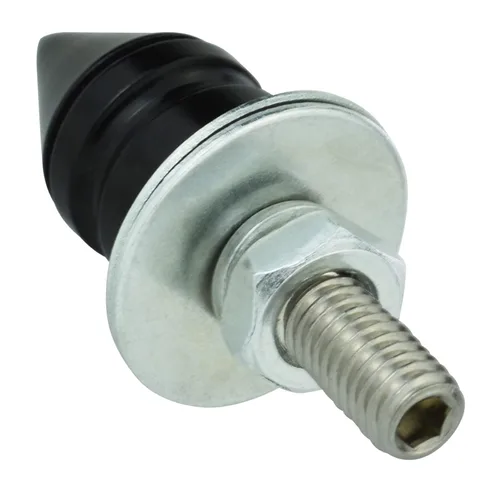 Miniatura 4 de Tornillos de punta para placa de matrícula, tornillo de etiqueta de automóvil, kit de tuercas de fijación de marco de motocicleta, apto para Negro