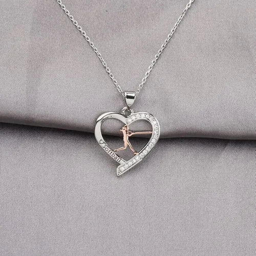 Miniatura 3 de FUSTMW Collar y pulsera de sóftbol - Regalos de sóftbol para mujeres y jugadores