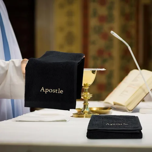 Miniatura 5 de Buryeah 2 Piezas Toallas de Mano Pastor Toallas de Mano Bordadas Cristianas Regalos de Apreciación para el Clero de la Iglesia Cristiana para el Día