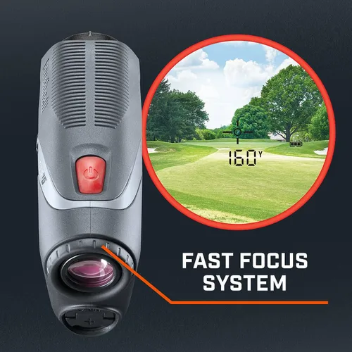 Miniatura 6 de Bushnell Tour V5 Golf Telémetro láser, Pinseeker, Visual JOLT, BITE Magnetic Mount, Next Level Clarity and Brightness, modelo sin pendiente