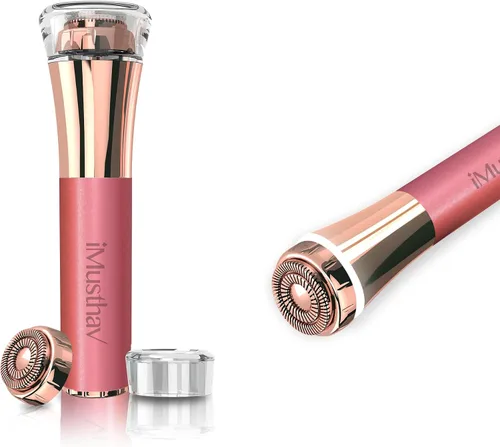 Miniatura 16 de Depilación facial para mujeres, removedor de vello facial eléctrico sin dolor e impecable, afeitadora facial y recortadora para labio superior