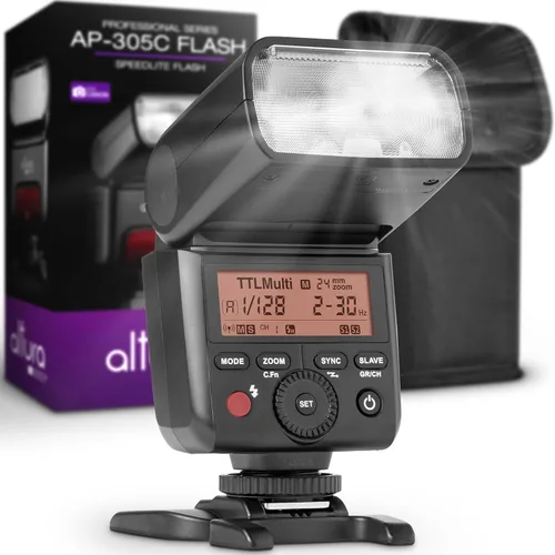 Miniatura 7 de Altura Photo AP-305C Flash para Canon 2.4G E-TTL y disparador manual inalámbrico HSS para Canon EOS R R5 R6 R7 R8 RP 90D 80D 70D SL2 T7I T6 T6I 5D