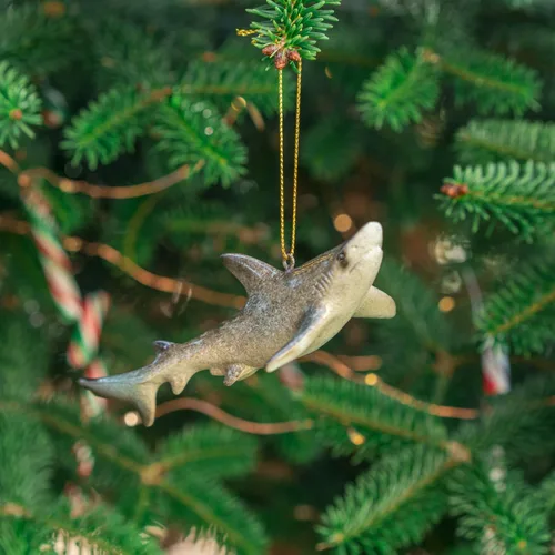 Miniatura 8 de Adorno de Navidad pintado a mano para playa – Decoración costera para árbol para amantes del océano – Adorno náutico único para árbol de Navidad