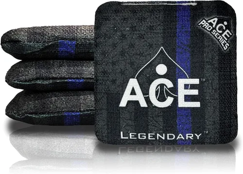 Miniatura 8 de Legendario Bolsos Cornhole ACE Pro + Kits PRO De doble lado, resbaladizos y pegajosos para todo clima Bolsa de descanso opcional y estuche