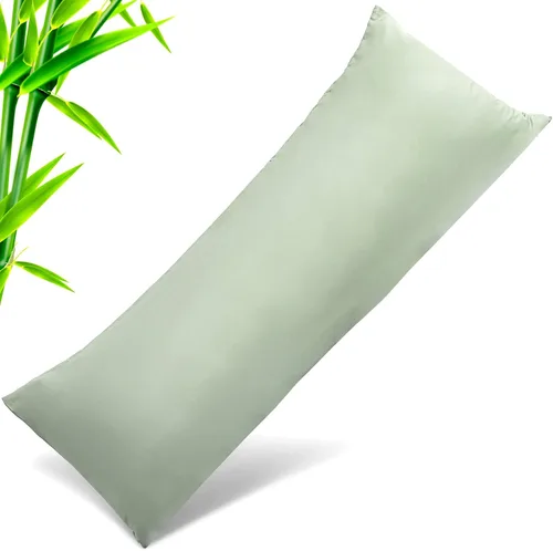 Miniatura 38 de Fundas de Almohada Tamaño Queen Paquete de 2, Fundas de Almohada de Rayón de Bambú Refrescantes con Cierre de Sobre, Fundas de Almohada Frescas
