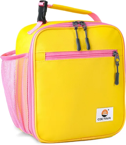 Miniatura 24 de CaCTOUR Lonchera para Niños, 2 Paquetes Bolsa de Almuerzo Aislada para Niñas y Niños, Bolsa Suave Mini Enfriador Regreso a la Escuela Bolsa