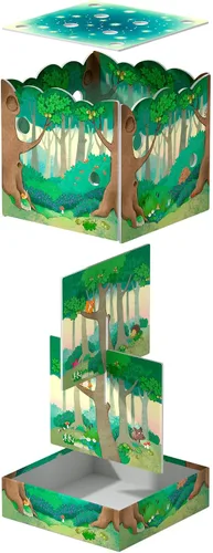 Miniatura 3 de HABA Mis primeros juegos: Amigos del bosque – Juegos 3D de memoria y asociación para niños pequeños, de 2 años en adelante, juguetes educativos