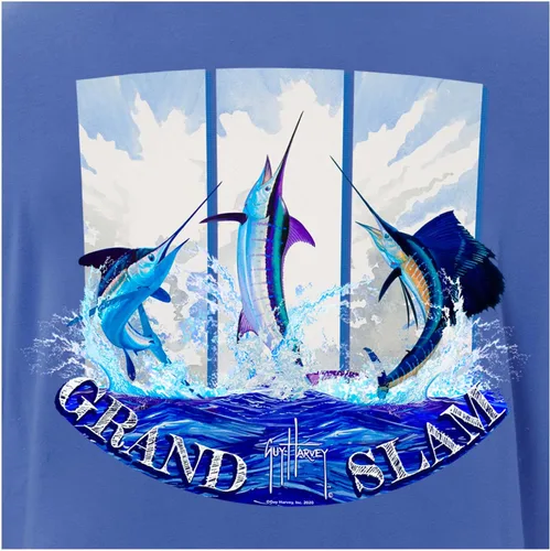 Miniatura 3 de Guy Harvey Camiseta de manga corta Threadcycled para hombre
