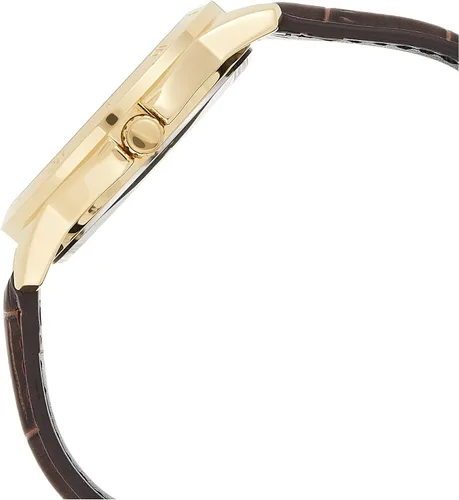 Miniatura 3 de Casio MTP-V004GL-9A Reloj de cuarzo con fecha para hombre con piel auténtica