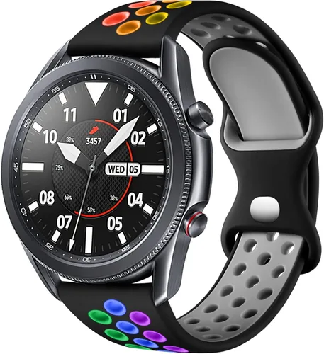 Compatible con Samsung Watch 3 correas de 1.772 pulgadas/Galaxy Watch Band 1.811 pulgadas/Gear S3 Frontier/Classic Watch, 0.866 pulgadas, correa de