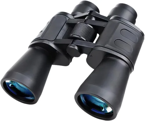 Miniatura 5 de Prismáticos profesionales de alta potencia de aumento de 10 x 50 para adultos, visión HD con lente objetivo de 1.969 in, prisma K9, diseño duradero