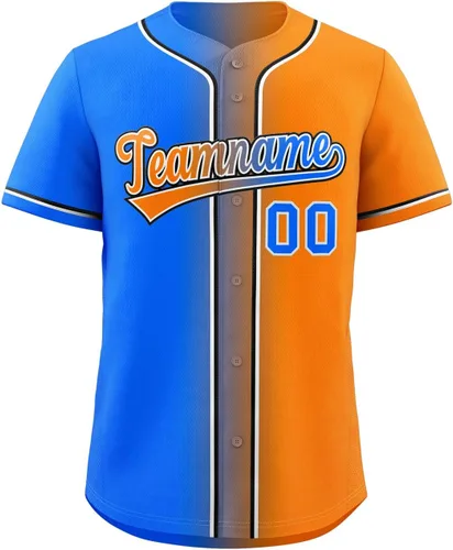 Miniatura 33 de KXK - Camiseta de béisbol personalizada cosida, uniforme deportivo para hombres, mujeres y niños