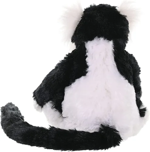 Miniatura 3 de Wild Republic Black and White Lemur, Cuddlekins Mini, animal de peluche, 8 pulgadas, regalo para niños, juguete de peluche, botellas de agua