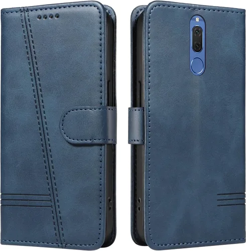 Miniatura 76 de Funda con tapa para Huawei Nova Lite 3, protección de 360 grados, a prueba de golpes, de piel sintética, con función atril y 3 ranuras