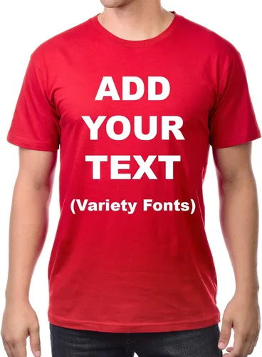 Miniatura 13 de Circular - Camisetas personalizadas en la parte delantera y trasera para añadir tu texto, ultra suaves, para hombres y mujeres, camiseta de algodón