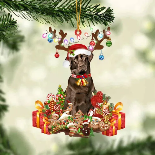 Miniatura 29 de Nazenti Adorno de Navidad personalizado de reno de Alaskan Malamute – Adorno de perro personalizado para amantes de las mascotas, acrílico plano