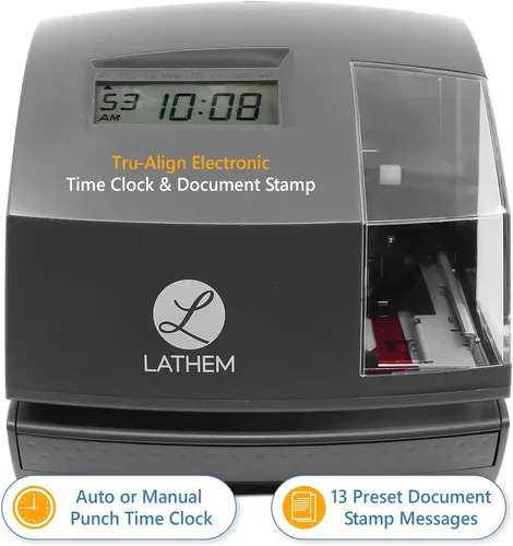 Miniatura 2 de Lathem, reloj con tecnología Tru-Align